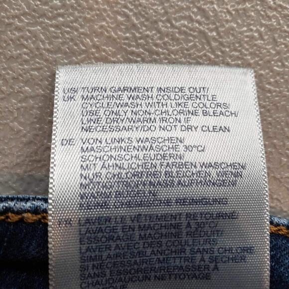 NYDJ Jeans Women's Size 16 Blue Dark Wash Lift Tuck Barbara Bootcut Stretch - Picture 8 of 9